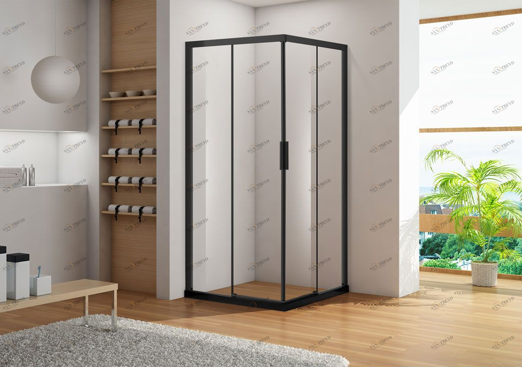 Душевой уголок Aquanet Pleasure AE60-S-100x100U-BT 100x100, прозрачное стекло AE60S100X100UBT