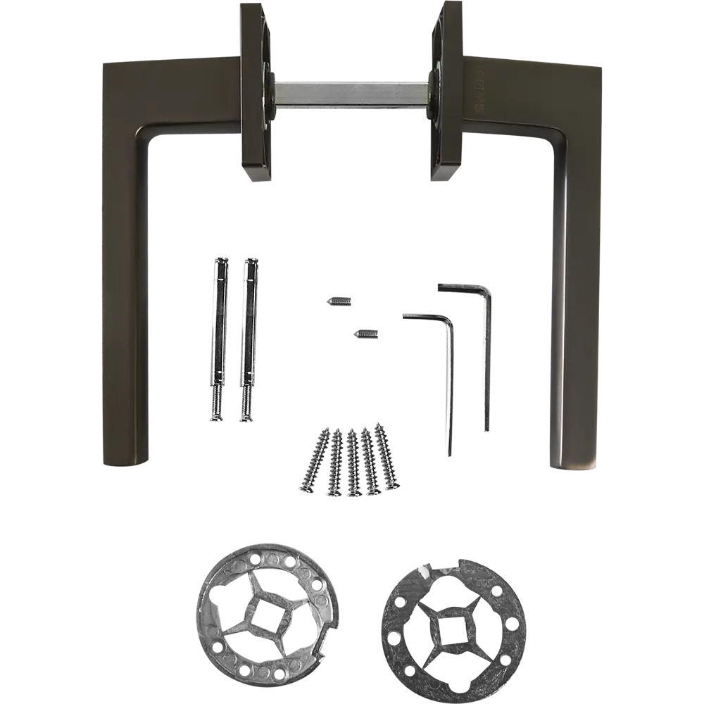 Дверные ручки Fuaro Pulsar для межкомнатных дверей в цвете графит 85203503 STLM-0894232 - Вид №1