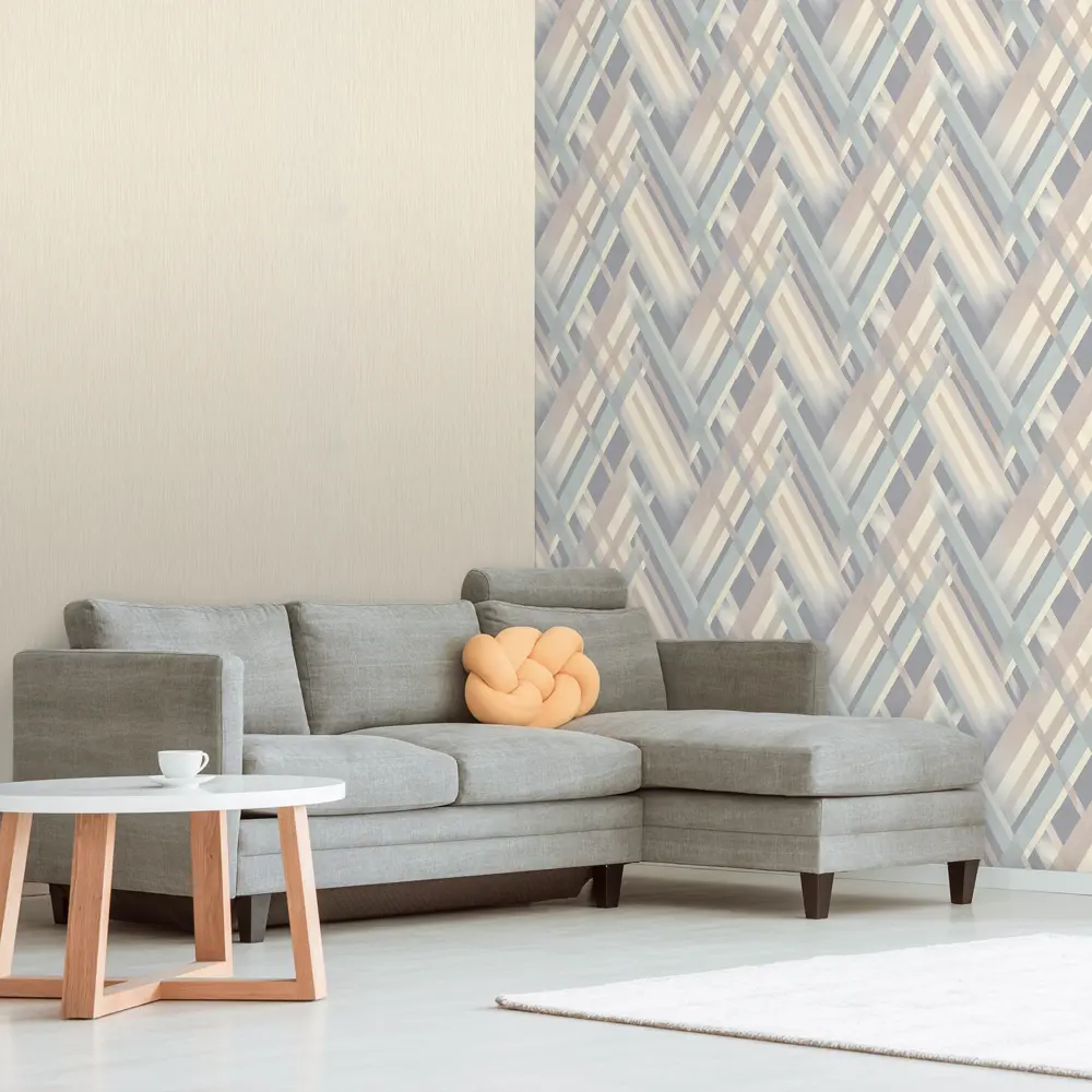 Обои флизелиновые Euro Decor Tissage светло-бежевые 1.06 м ED7187-04 85866840 STLM-2144511 - Вид №3