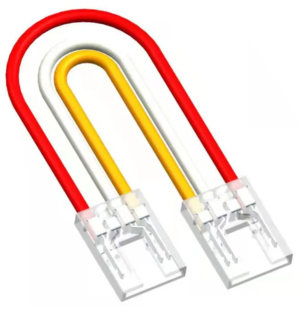 Коннекторы APEYRON для светодиодных лент 24В с клипсами и проводами 87978646