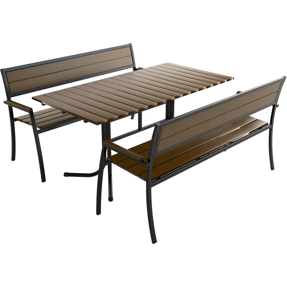 Комплект садовой мебели «Кантри» 1 стол и 2 лавки Santreyd 5 STLM-2097033