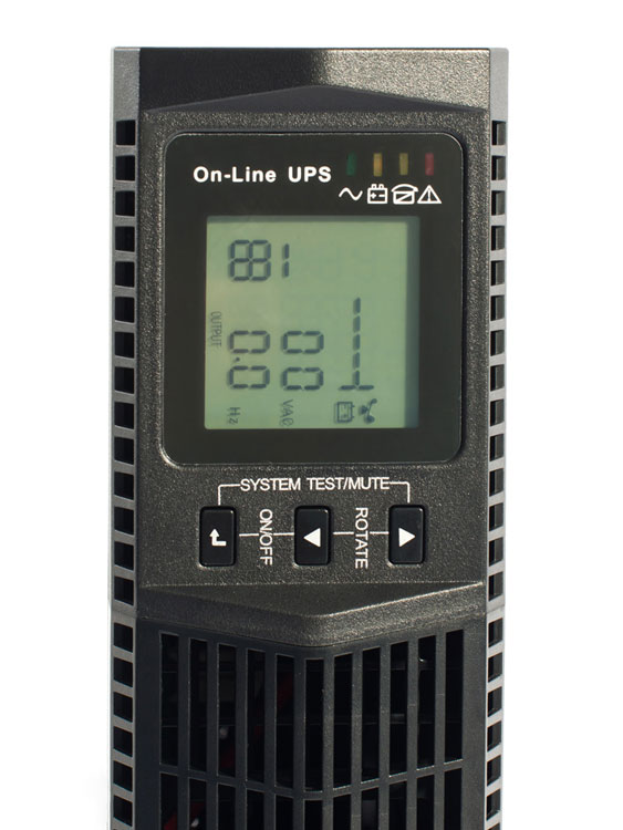 SKAT-UPS 1000 var.V RACK Skat-ups 1000 vers.v rack ups 220v 12v 6a dc 24v 5a ac 800w 2акб external on-line sine wave Бастион  - Вид №1