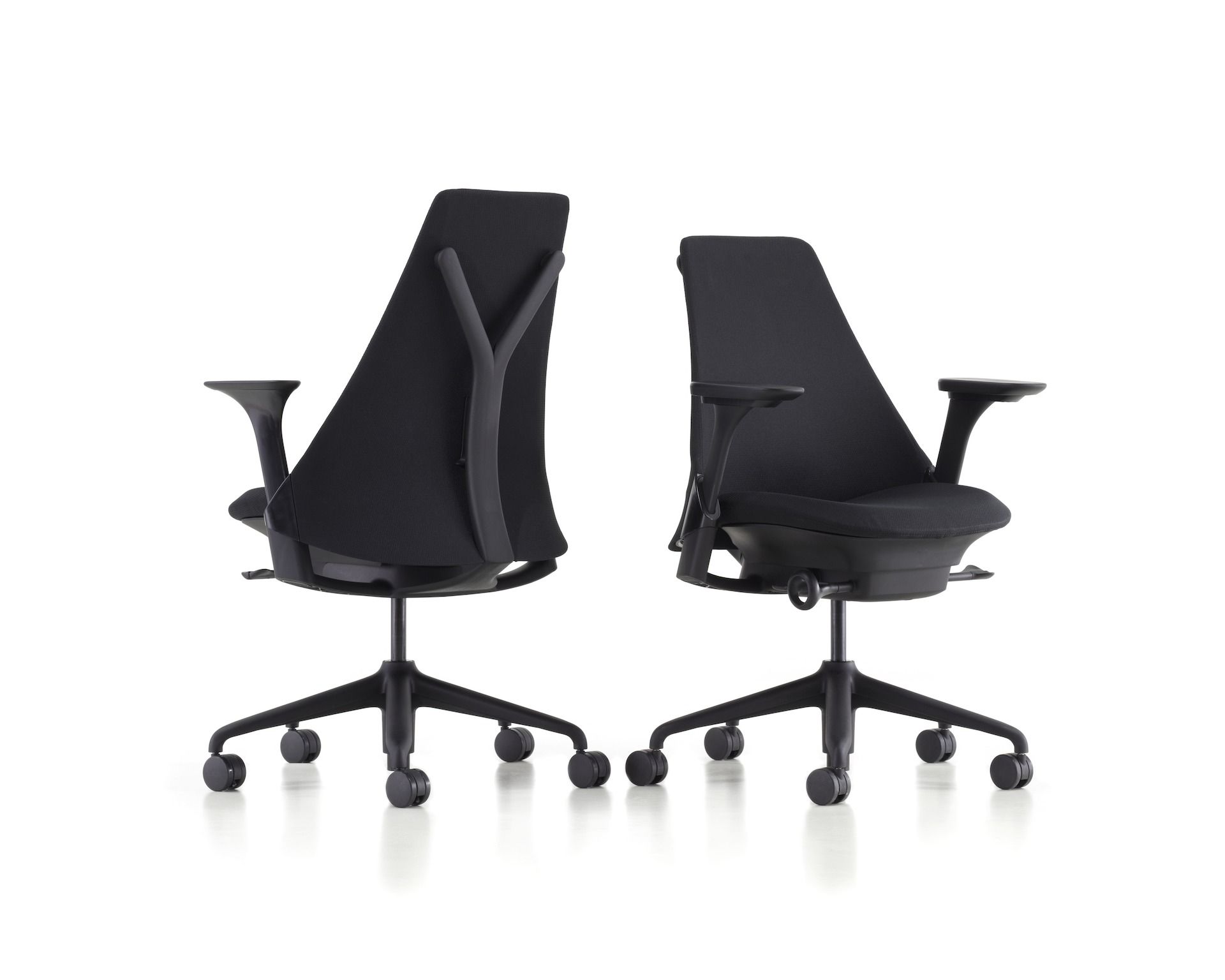 5 спиц ткань мягкий поворотный операционный стул Herman Miller Sayl ARCH-00140992 - Вид №3