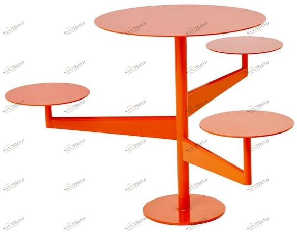 Nola Industrier Стол для общественных мест со встроенными стульями sun-id-1364601