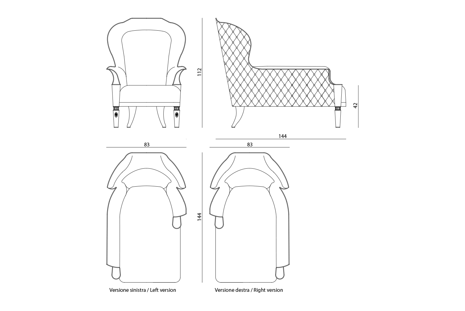 Alice Шезлонг Visionnaire  - Вид №5