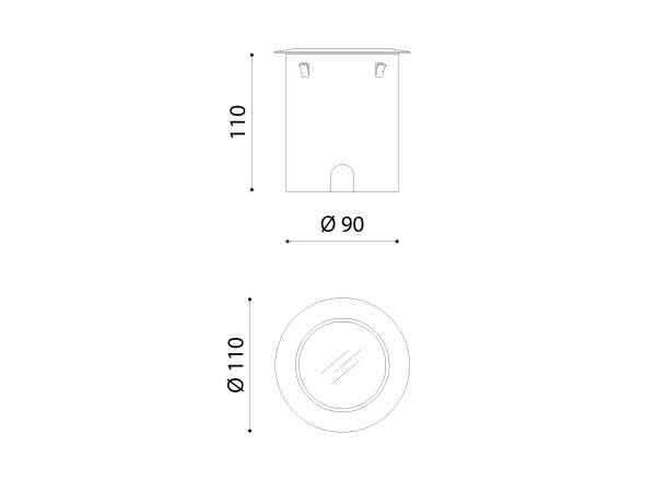 Wall washer a pavimento a LED in acciaio inox Arkoslight ARCH-00086867 - Вид №4