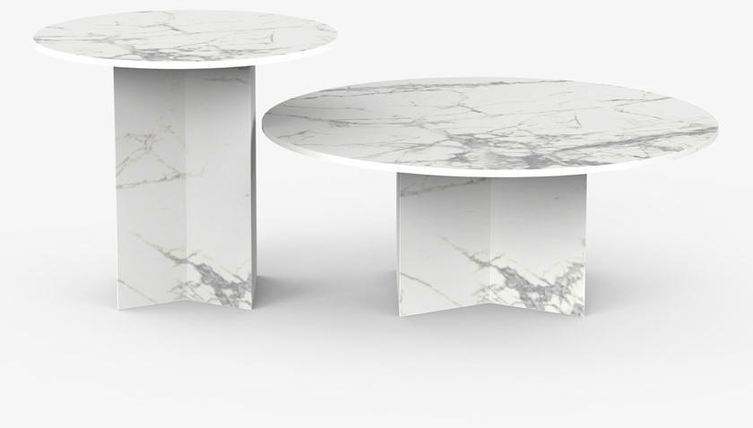 Miter Низкий сервисный столик из керамогранита Uve sun-id-1443278 - Вид №5