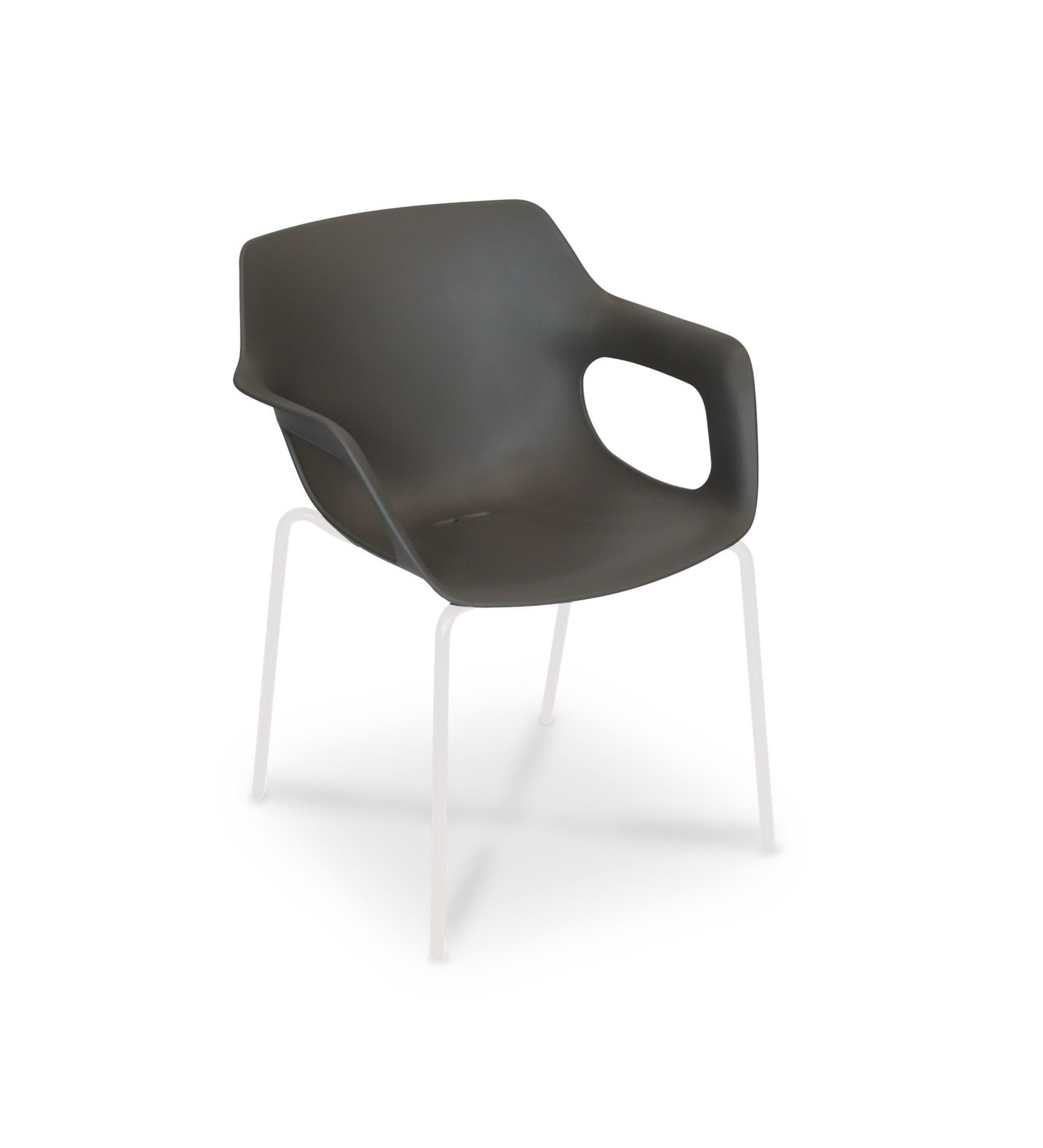 Рециркулированный пластиковый штабелируемый стул с подлокотниками FISCHER MÖBEL Tempus ARCH-00012753 - Вид №5