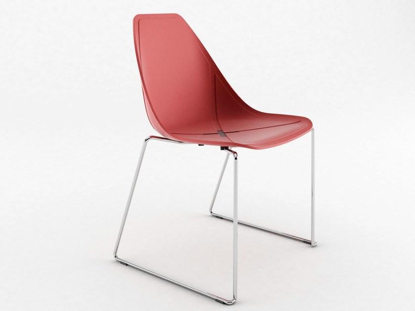 ALMA DESIGN Санный стул из полипропилена X chair 1081 - Вид №1