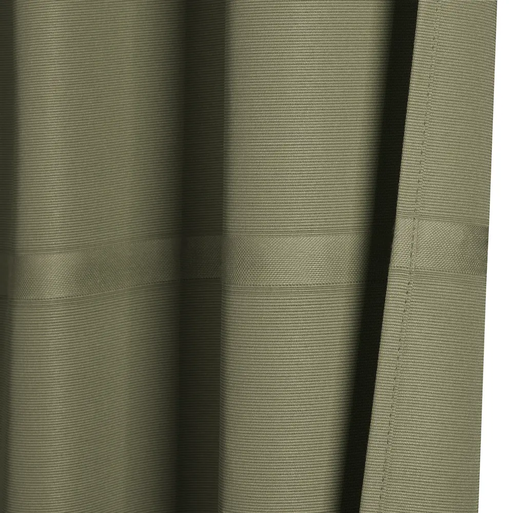 Штора на ленте 140x260 см цвет оливковый GARDEN STLM-2192208 - Вид №4