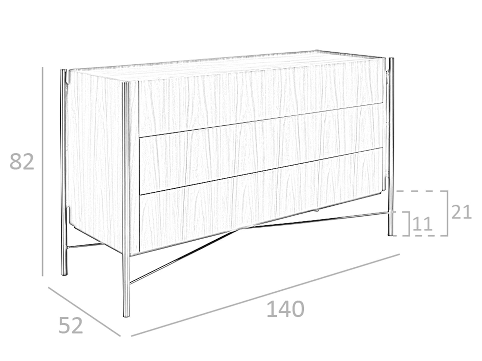 Комод из грецкого ореха Angel Cerda Nature Life ARCH-00081185 - Вид №8
