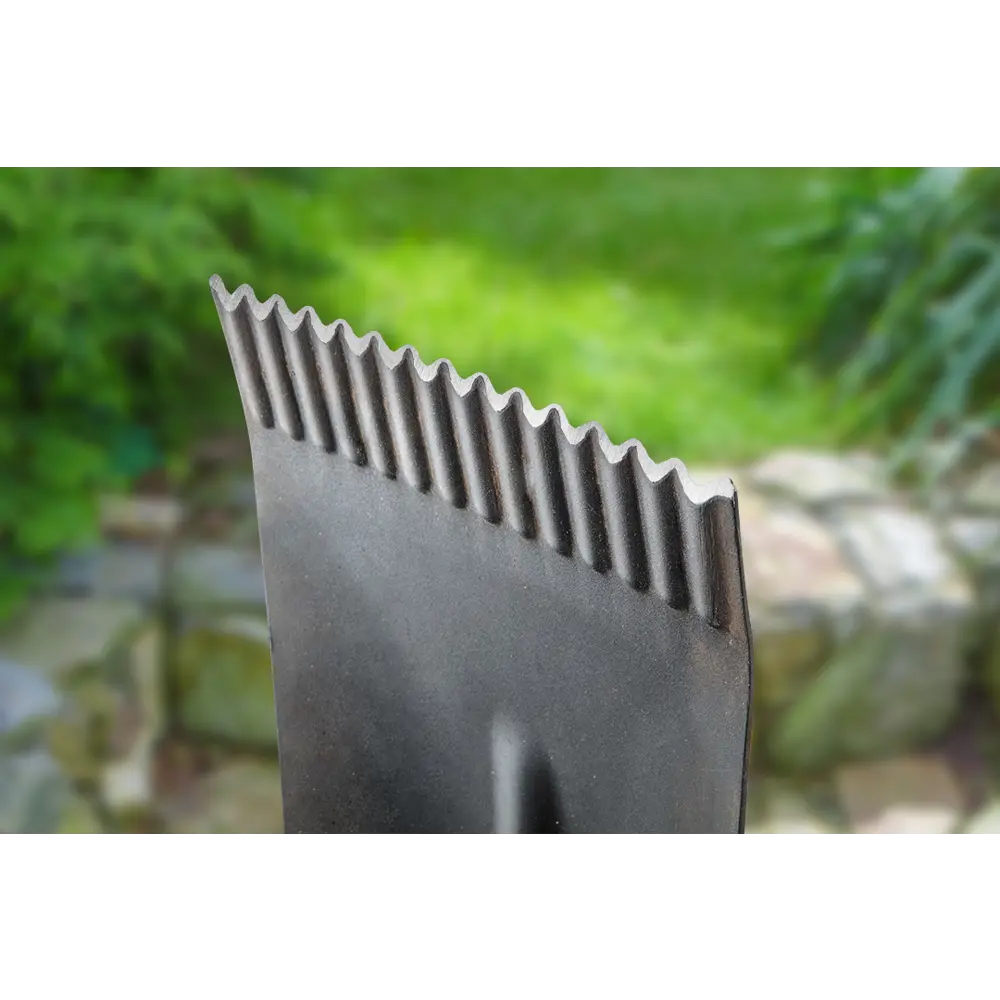 Лопата штыковая прямоугольная Verto 116 см сталь с черенком и зубьями STLM-2112315 - Вид №5