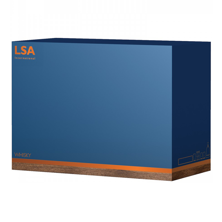 Набор для виски с деревянным подносом islay whisky LSA INTERNATIONAL WHISKY 00-3863046 Прозрачный  - Вид №5
