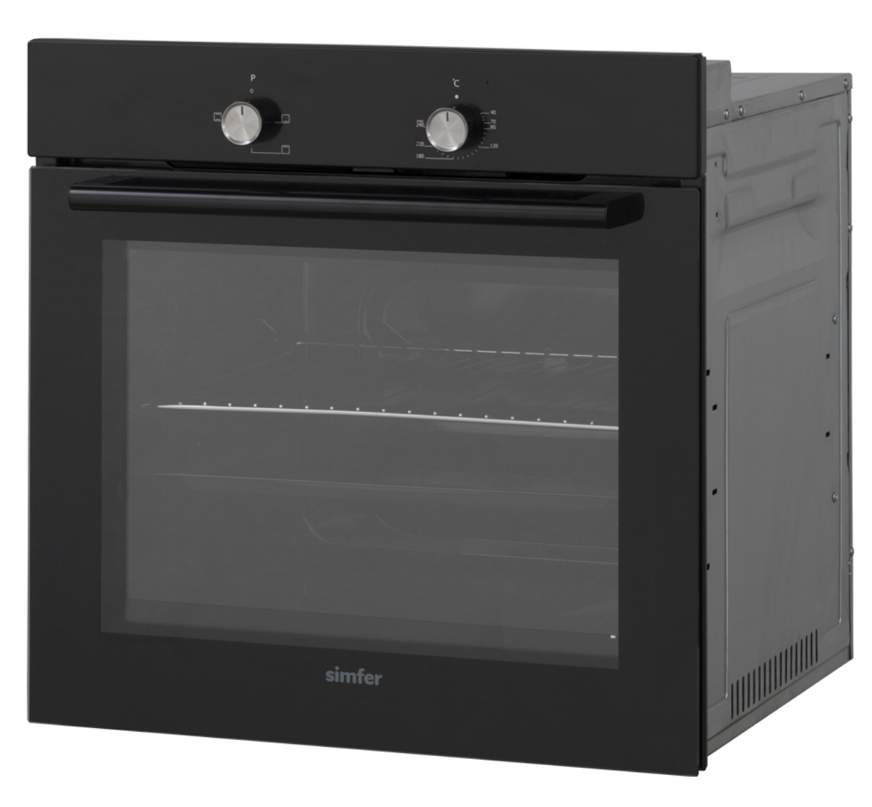 9033918 Электрический духовой шкаф Simfer B6EB04070 черный STDN-0010732 - Вид №2