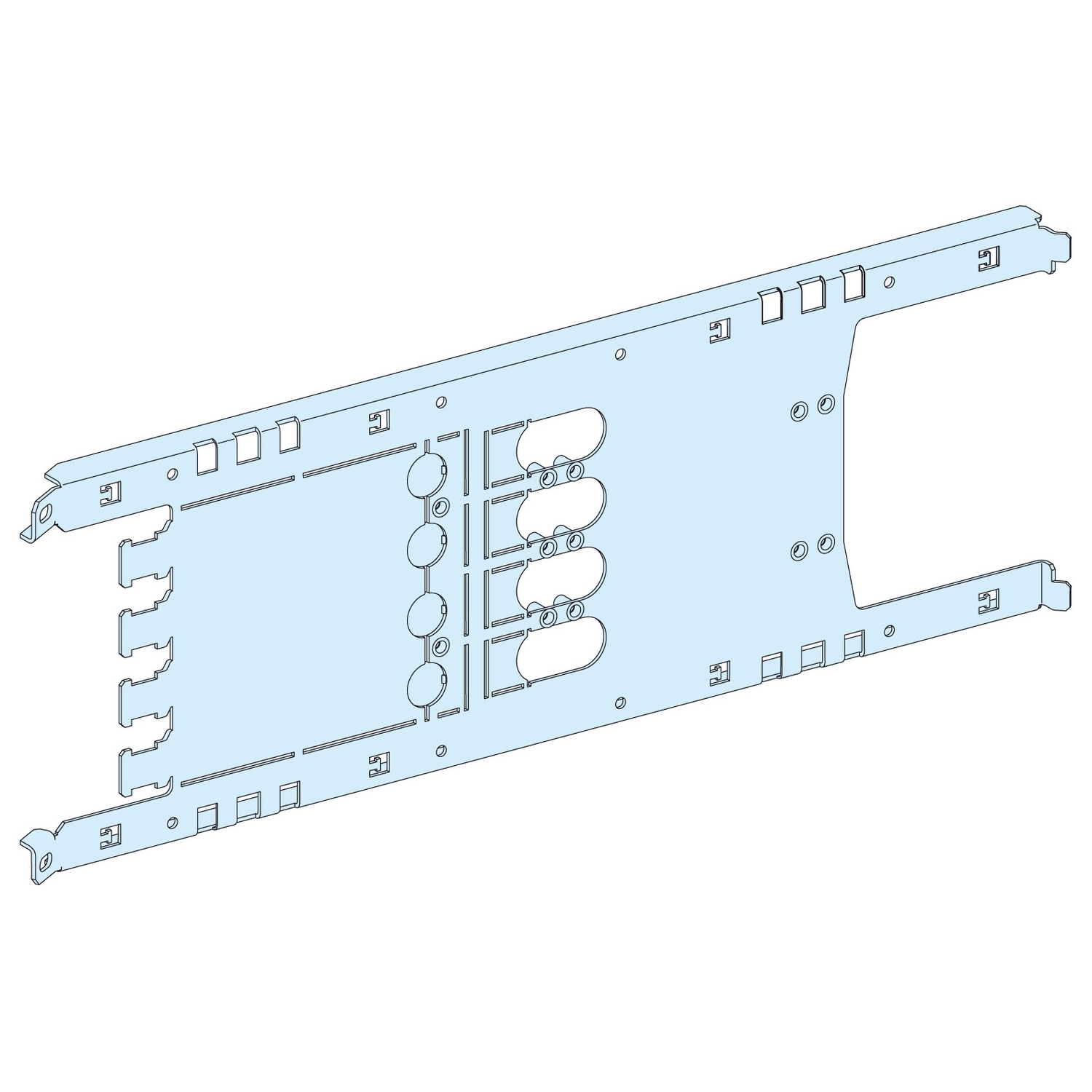 03414 М.ПЛ.ГОР.СТ/ВТ.NS250 С П.РУК,М-РЕД,4 ПОЛ Schneider Electric PRISMA P 