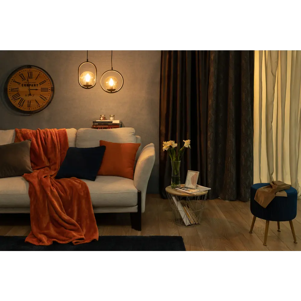 Подвесной светильник Vitaluce Домра 1 лампа 3м² Е14 цвет черный матовый STLM-2077581 - Вид №12