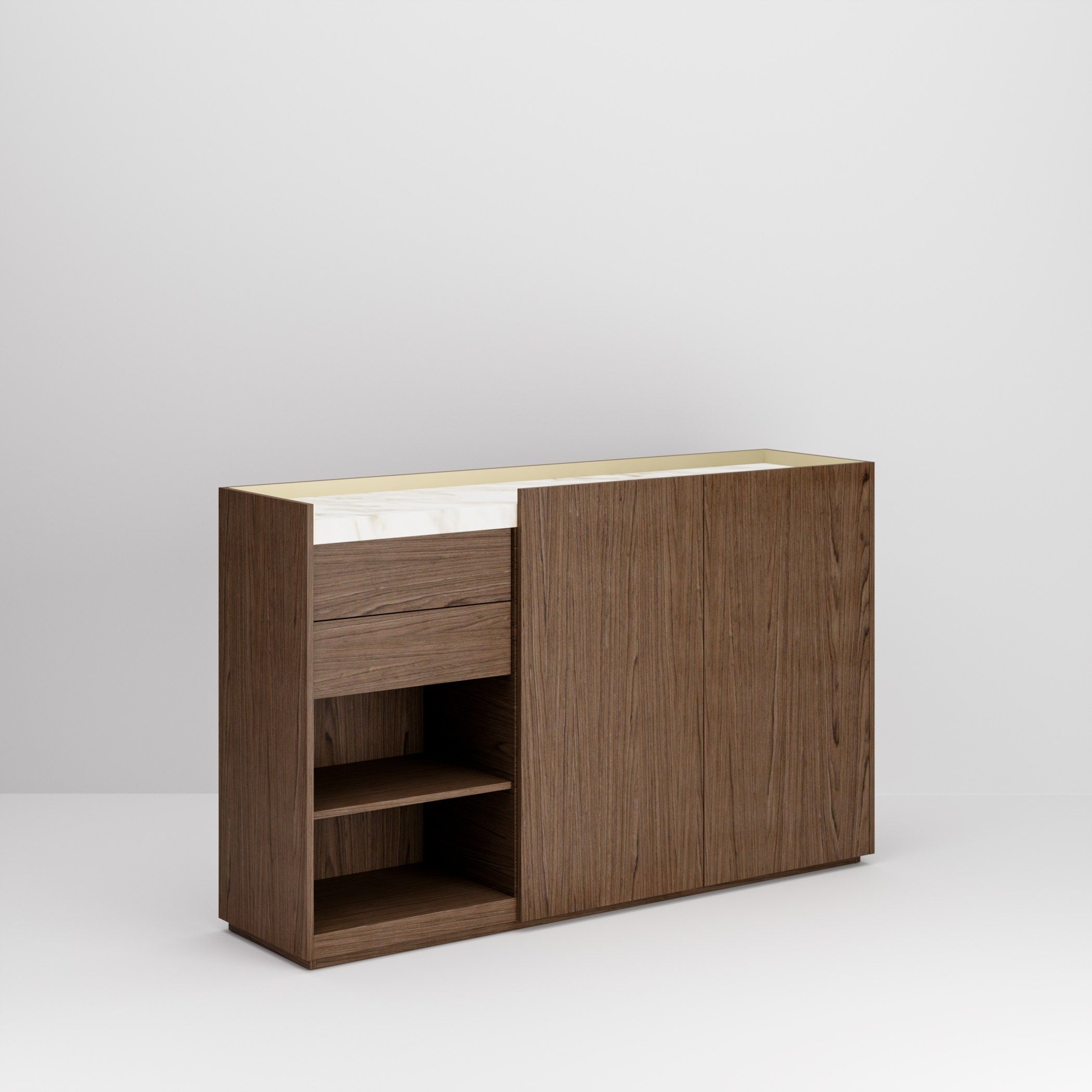 Деревянный офисный шкаф с распашными дверями PROF Block 2.0 ARCH-00054401 - Вид №1