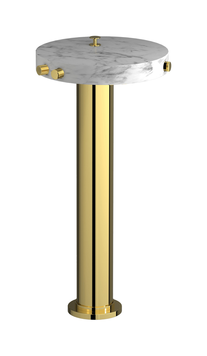 Напольный смесиель для ванны с встроенным душем. WE ARE IB mr399oo_1 Gold Marmo