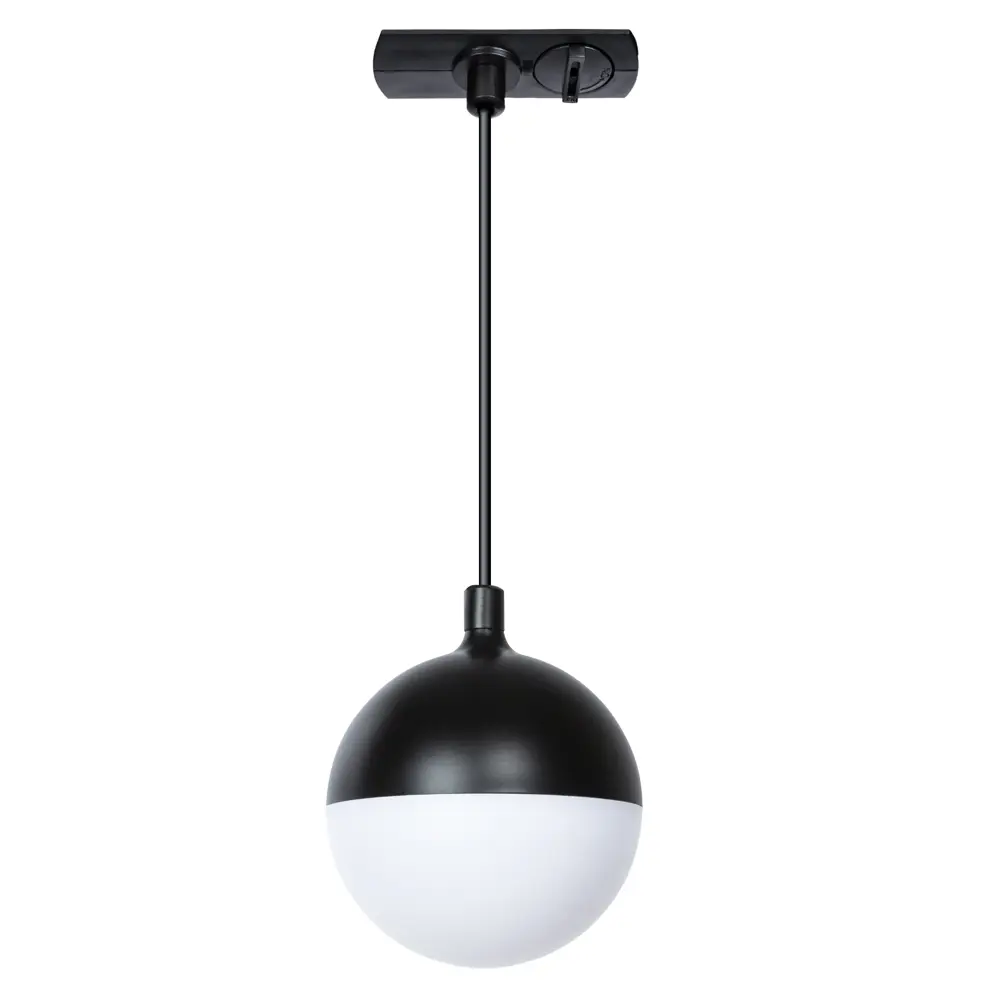 Трековый светильник подвесной светодиодный Arte Lamp Virgo 7 Вт 2 м² цвет черный 82807723 STLM-2140462 