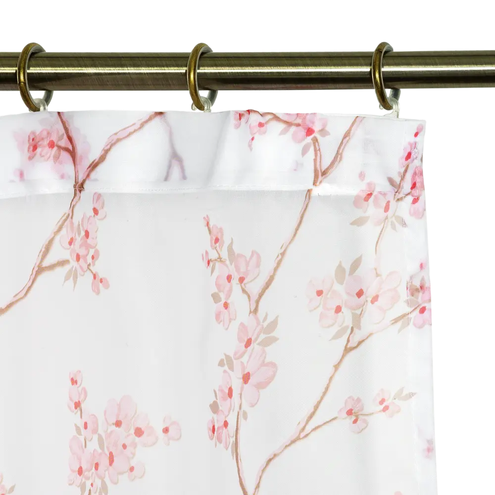 Тюль на ленте «Ван Гог, цветы», 250х260 см, цвет серый SEASONS STLM-2191117 - Вид №4