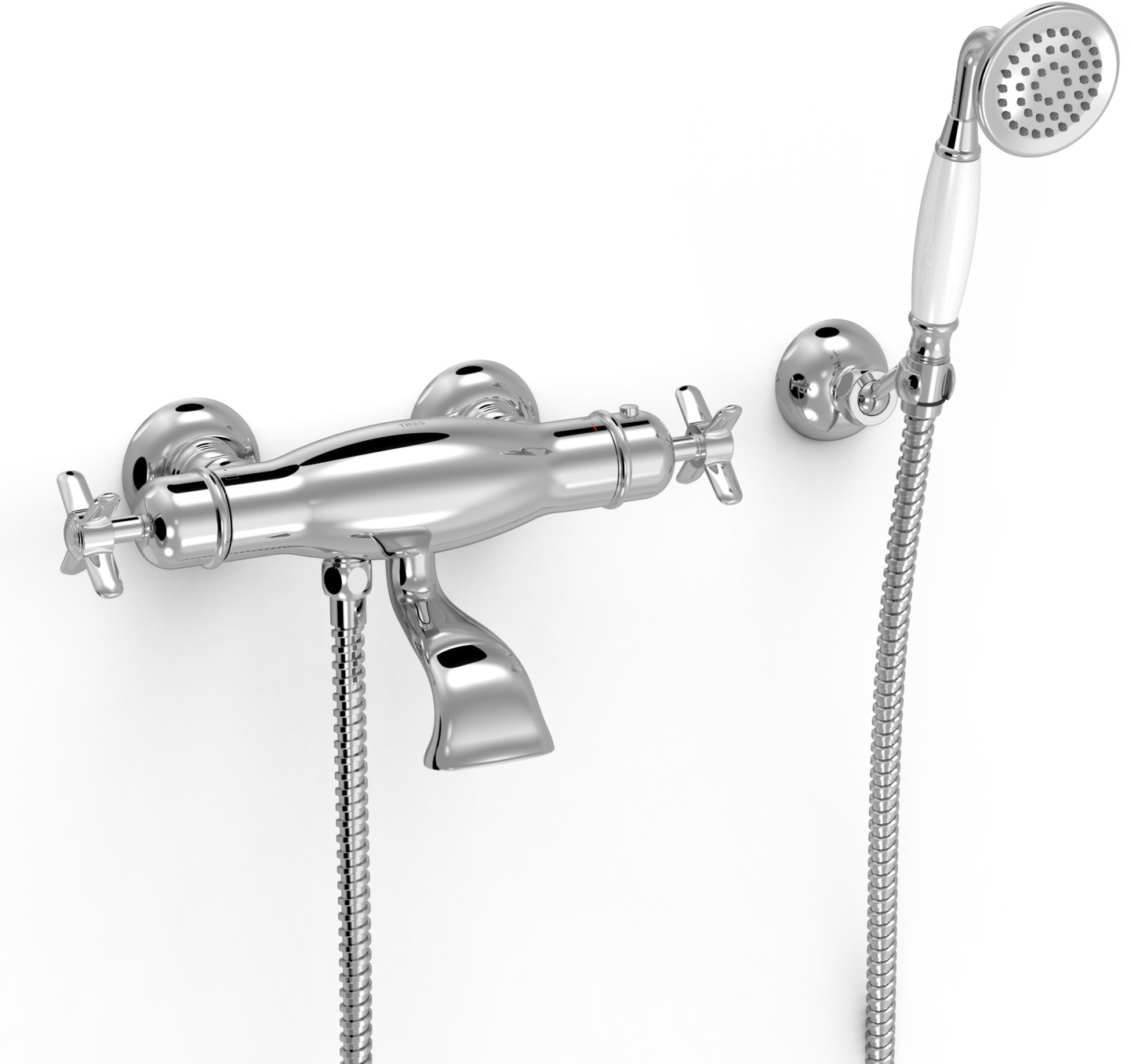 Настенный термостатический смеситель TRES CLASIC для ванны и душа-24217409 TRES