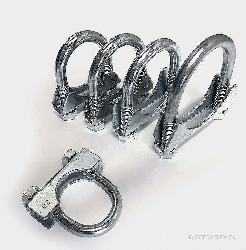 Отвод выхлопных газов бензогенератора Ø 40 мм Flexible hose Россия GV40 - Вид №2