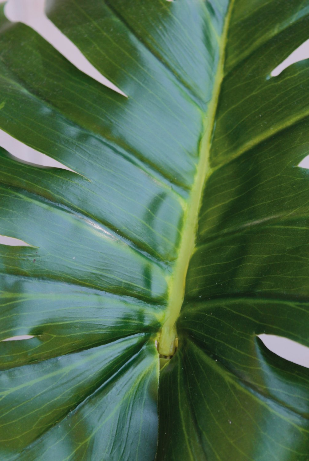 5283 883 a2 Пластиковый лист монстера, 93 см (лист 36 см), зеленый H-andreas 