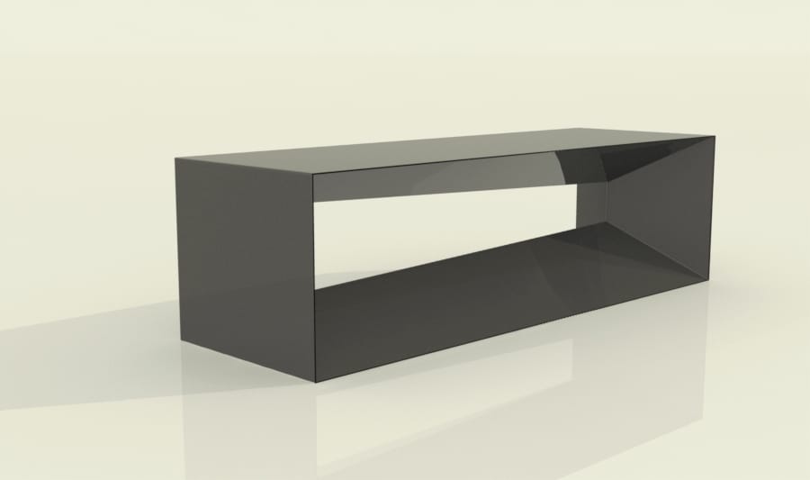 Оцинкованная стальная скамья без спинки Viscio Urban Design LAMY ARCH-00017178 - Вид №1