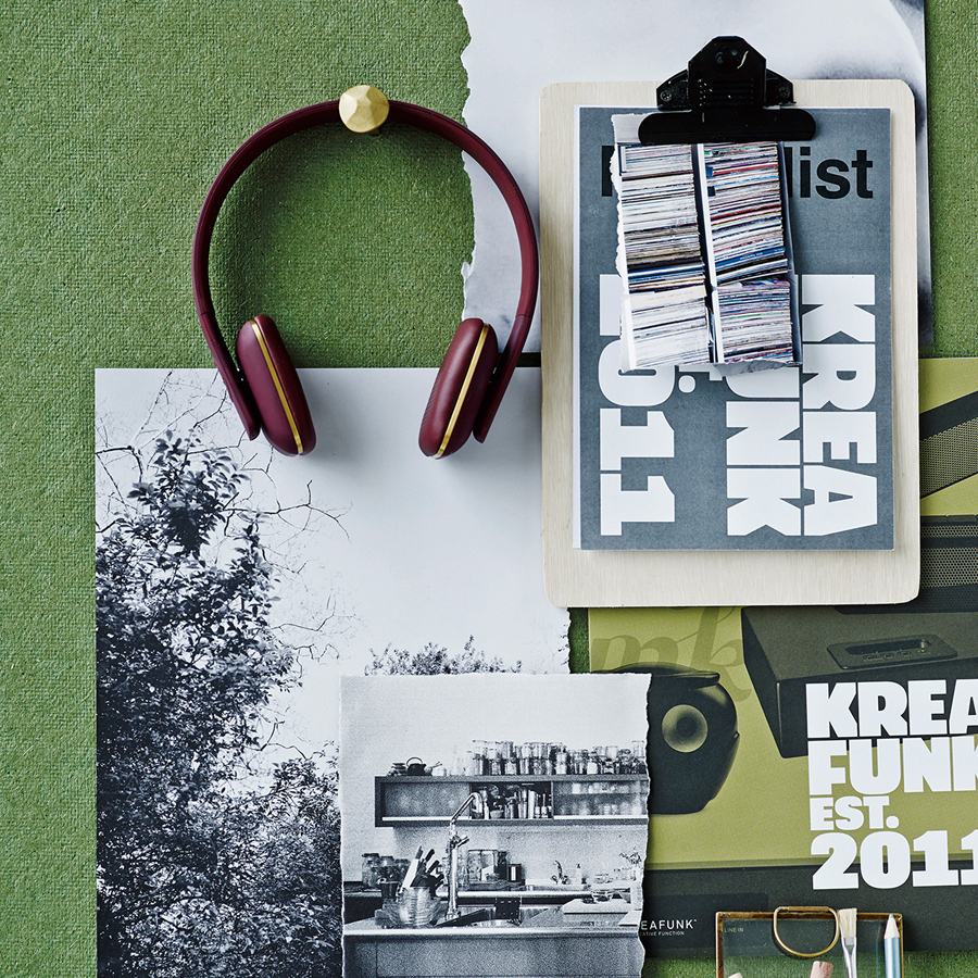 Наушники беспроводные aHEAD бордовые KREAFUNK KFSS07 - Вид №3