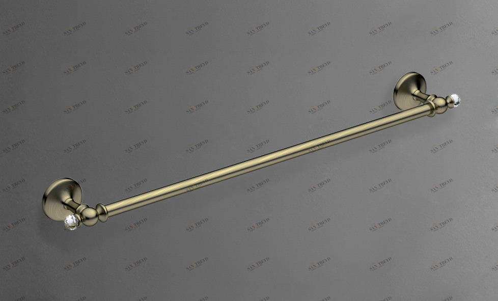 Полотенцедержатель, 656 мм ART&MAX ANTIC CRYSTAL AM-E-2624SJ-Br 