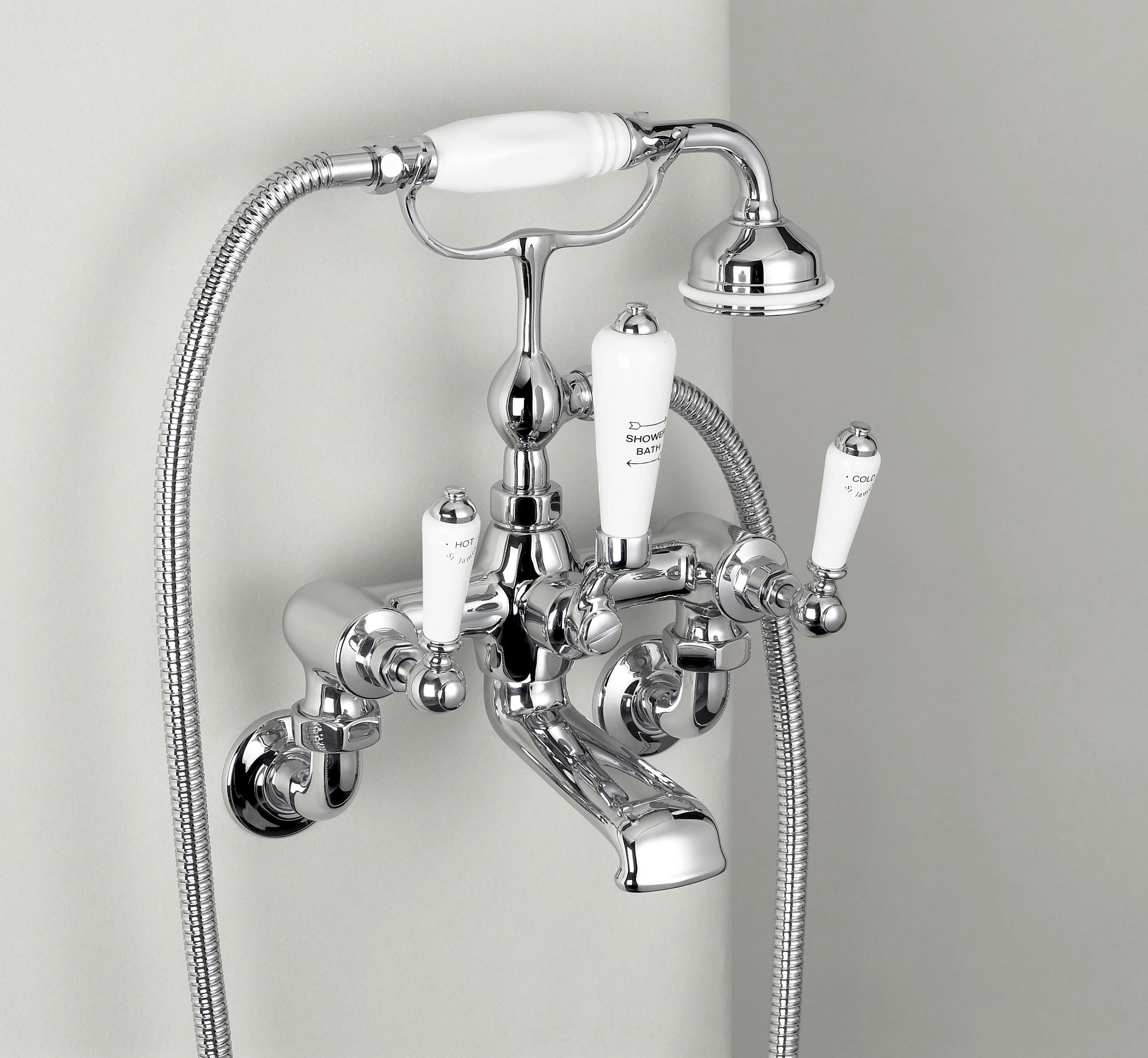Traditional bathrooms Смеситель для ванны и душа ASCOT 3/4 " Tb350.514.ag  - Вид №2