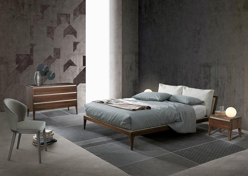 Oliver B. Двуспальная кровать из массива дерева с мягким изголовьем Oliver b. casa sun-id-1419175 - Вид №1