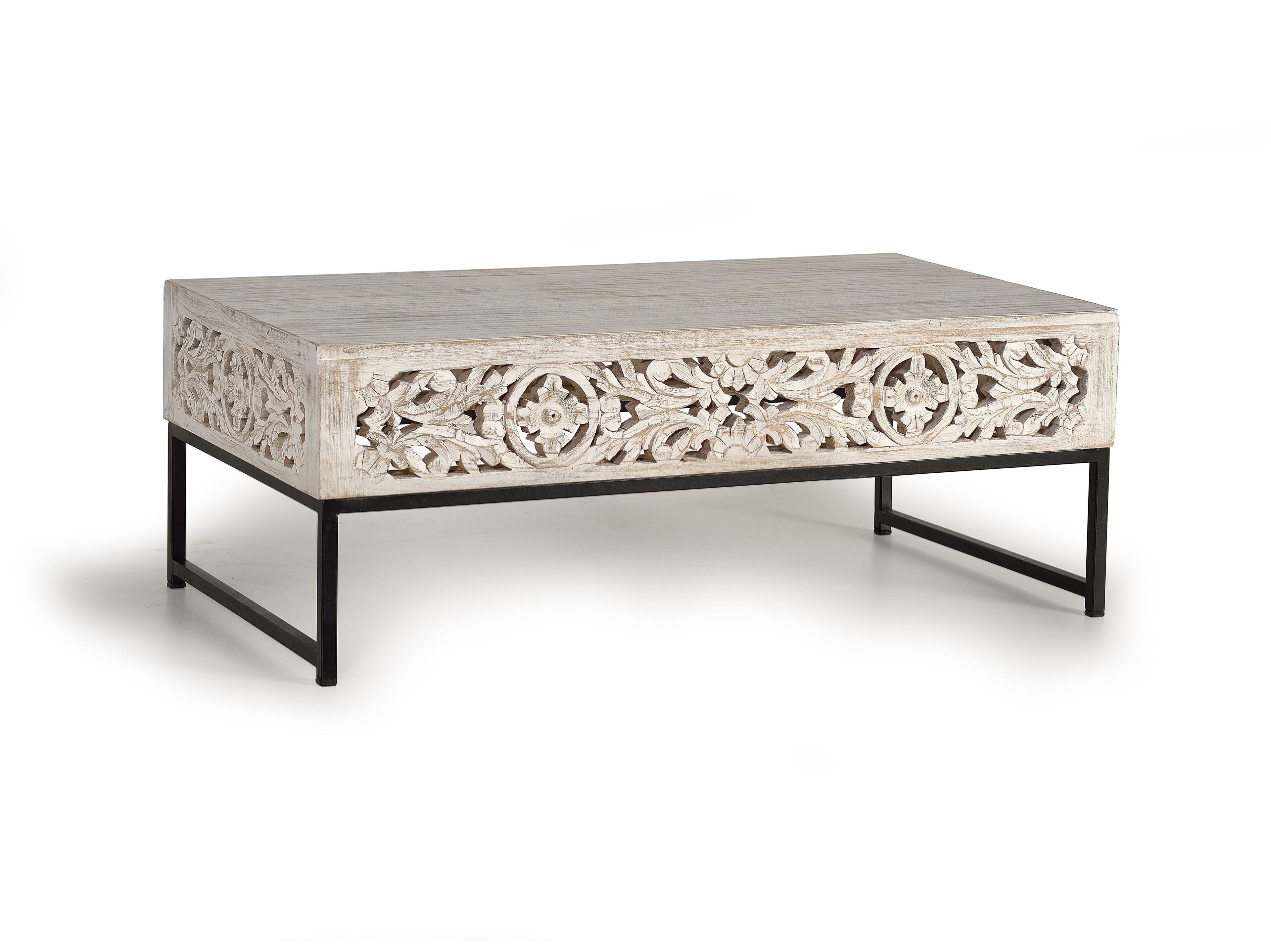 Прямоугольный журнальный столик из манго Giner y Colomer Миконос ARCH-00015086 - Вид №1