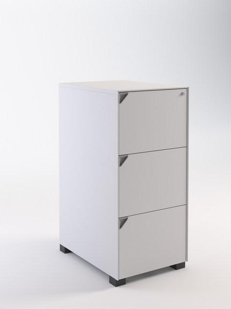Steelbox by Metalway Низкий офисный ящик для хранения из листового металла с замком Joint sun-id-1428949 - Вид №15
