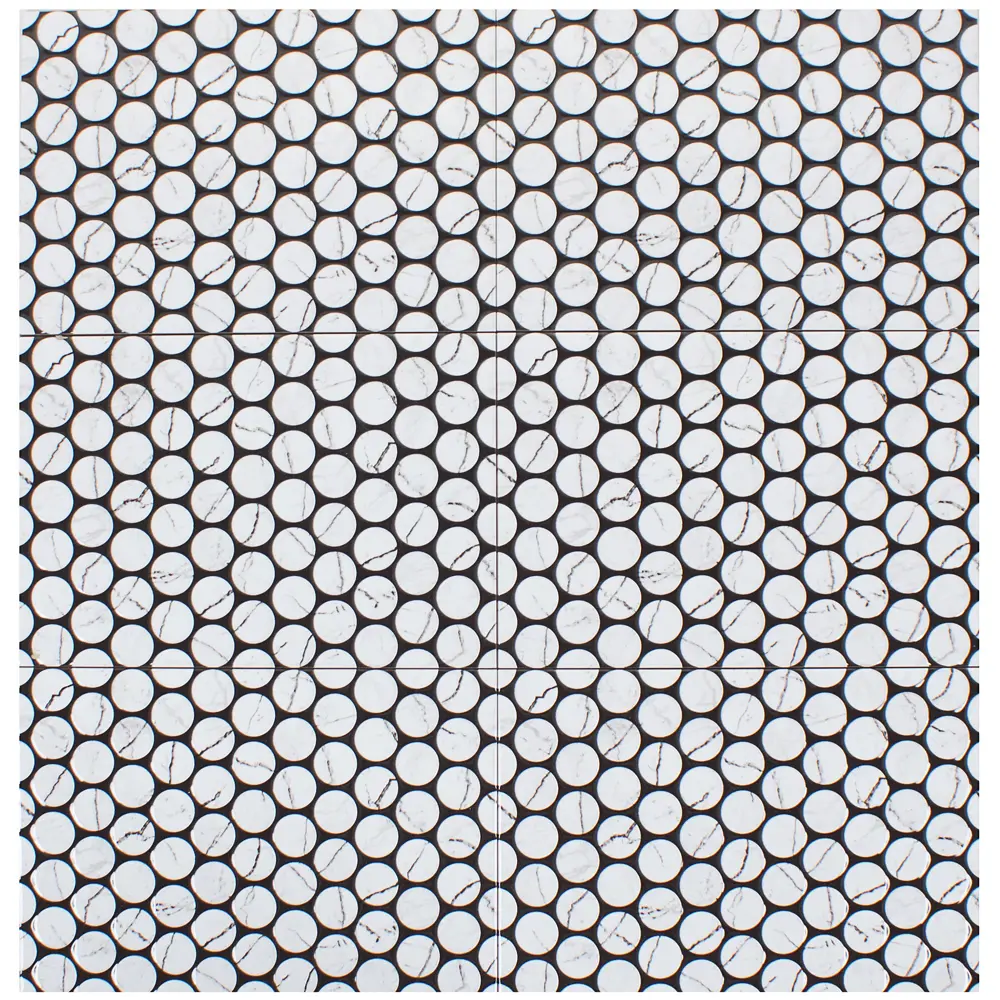 Плитка настенная «Помпеи 7» 27.5х40 см 1.65 м2 цвет белый Керамин STLM-2112455 - Вид №1