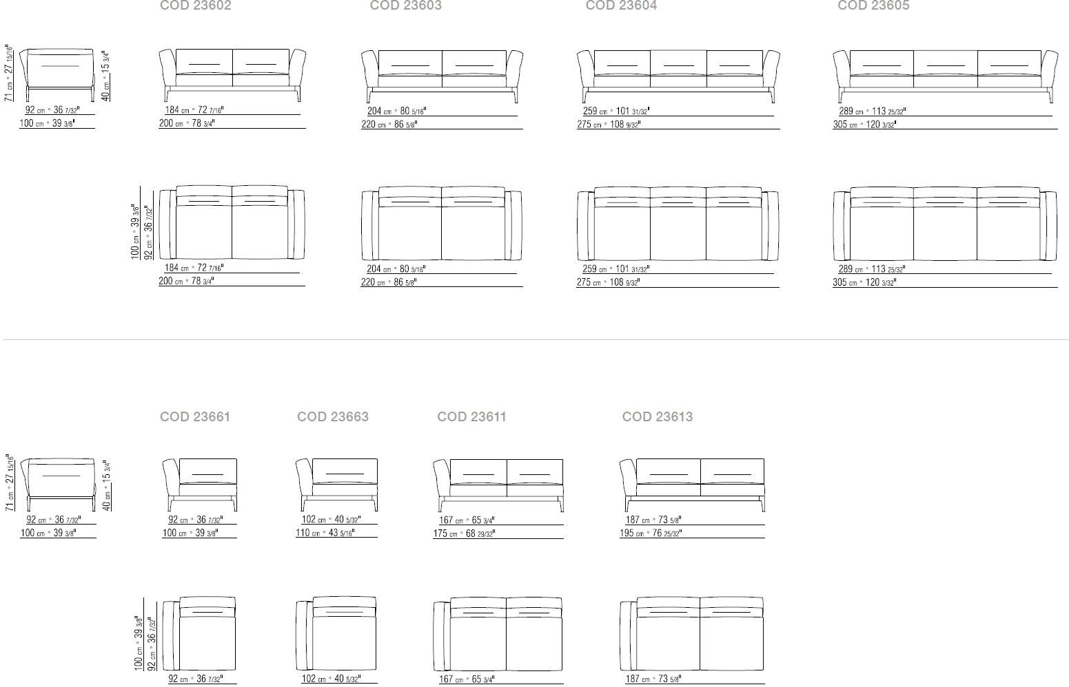 Flexform 3-х местный тканевый диван со съемным чехлом Adda sun-id-1469739 - Вид №7