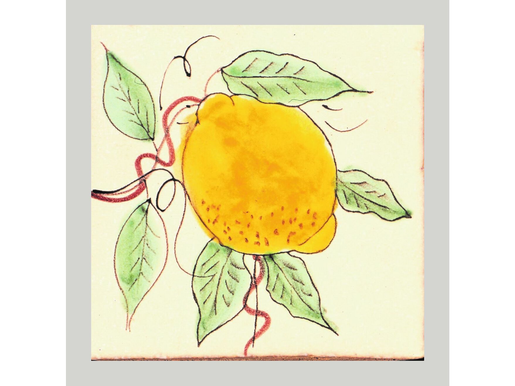 Пол / покрытие из глины ручной работы La Riggiola классический ARCH-00060613 - Вид №1