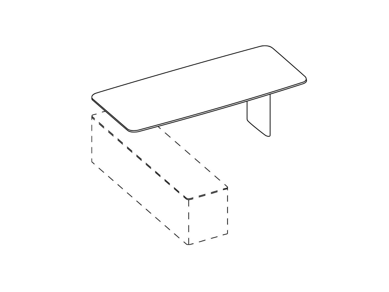 Прямоугольный рабочий стол из массива дерева Spiegels x. air ARCH-00127043 - Вид №6