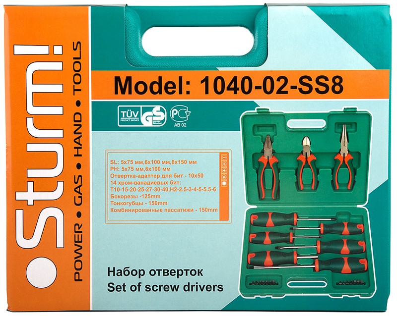 Набор инструментов Sturm! 1040-02-SS8 8113823 STDN-0116130 - Вид №1