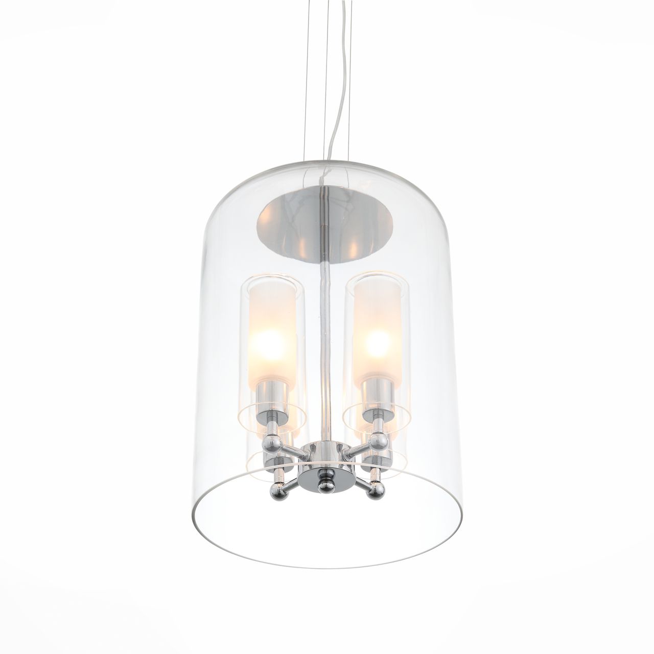 Подвесная люстра ST Luce Сapello SL314.103.04 ST LUCE ДИЗАЙНЕРСКИЕ, СAPELLO 108709 Хром  - Вид №1