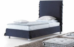 Casamania & Horm Кровать односпальная мягкая со съемным чехлом с высоким изголовьем White