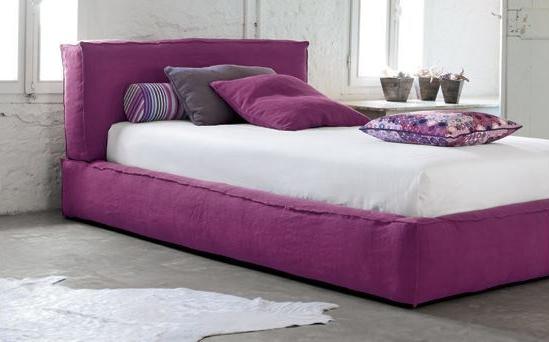 Twils Односпальная кровать с мягким изголовьем Academy piuma sun-id-1431301 - Вид №1