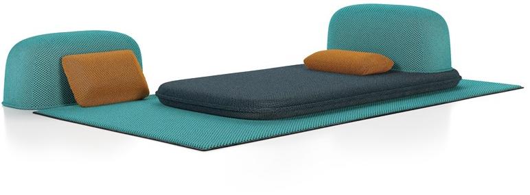 Liu Jo Living Collection Садовая кушетка из мягкой ткани Ceci est un caillou Cod - Вид №6