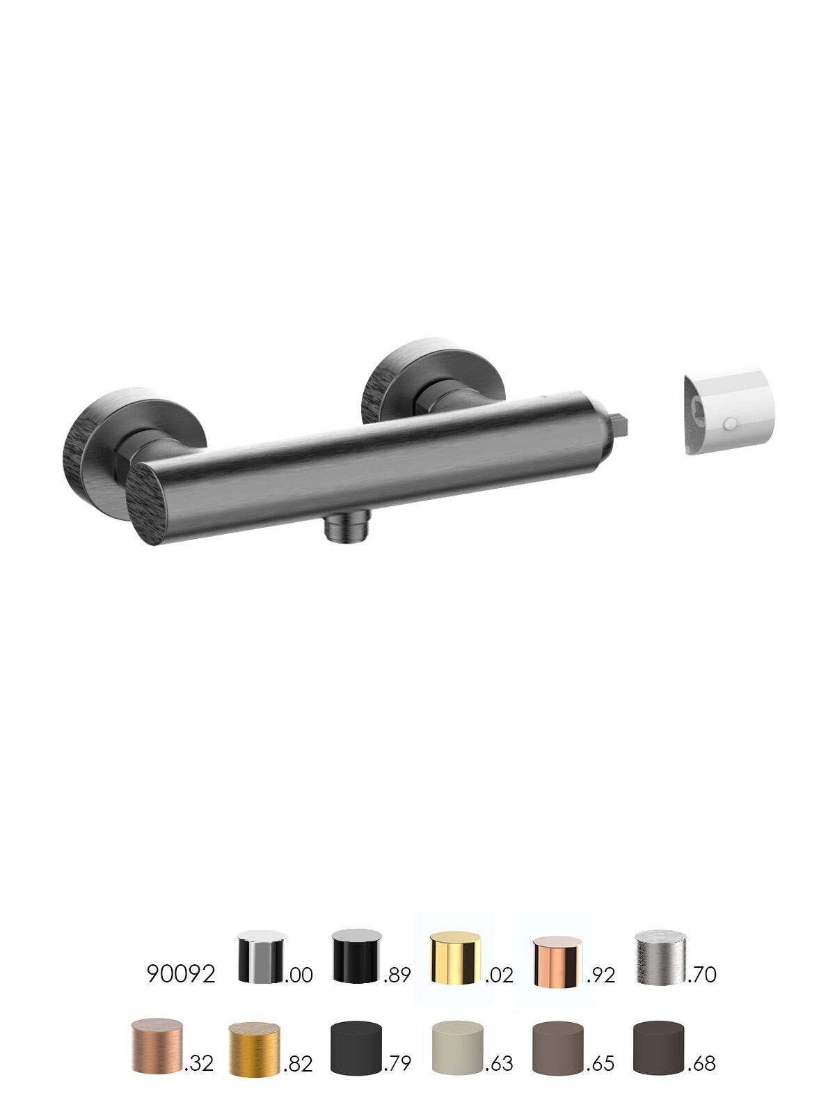 Внешний смеситель для душа с 2 отверстиями Rubinetterie Frattini Narciso S ARCH-00077568 - Вид №1