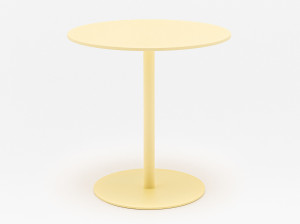 Круглый журнальный столик из оцинкованной стали