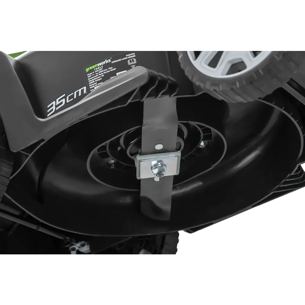 Газонокосилка аккумуляторная GreenWorks 2501907UA 40 В 35 см 1x2 Ач АКБ и ЗУ входит в комплект 80172924 STLM-2153947  - Вид №2
