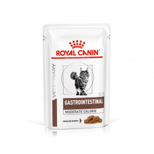 Т0055685 Корм для кошек Vet Diet Gastro Intestinal Moderate Calorie при наруш.пищев, птица пауч 85г ROYAL CANIN