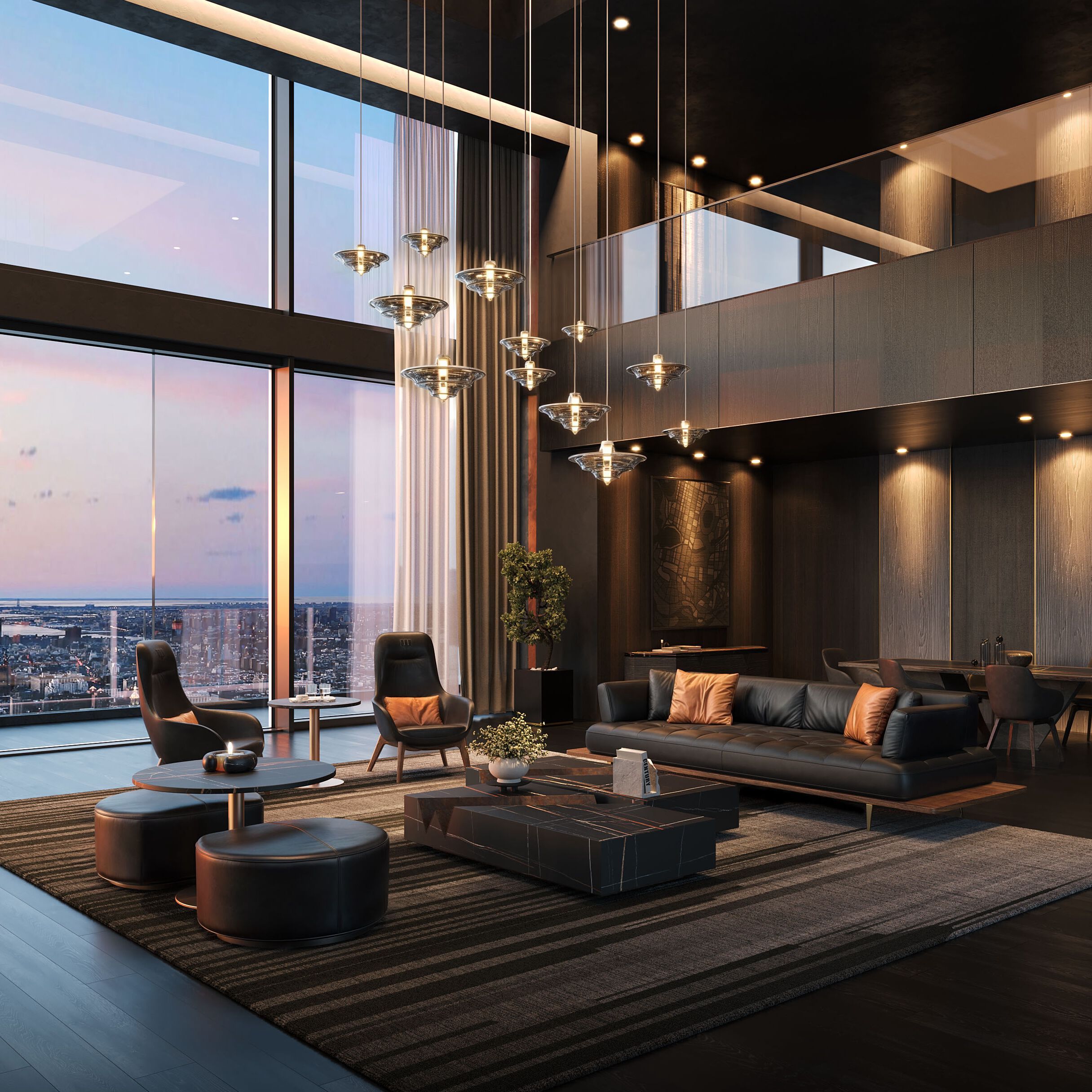 Кожаный диван Wayne Enterprises Home Collection WE-029 ARCH-00100787 - Вид №9