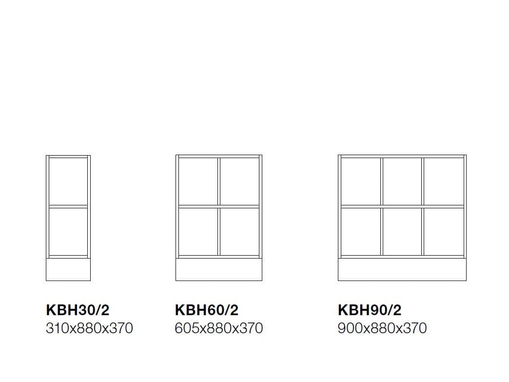 Ламинат с низким дневным офисным книжным шкафом TreCe CombiLine ARCH-00074010 - Вид №7