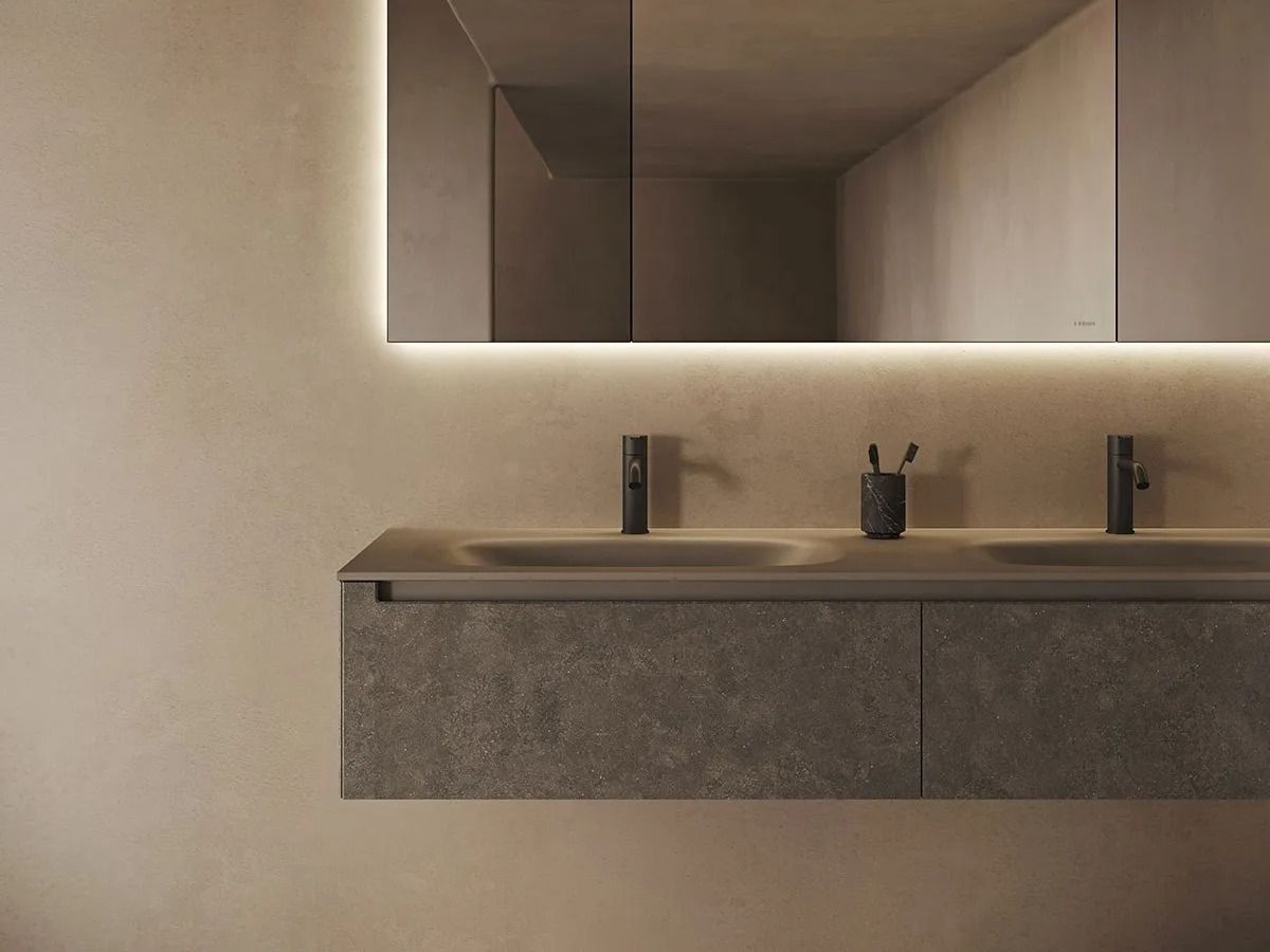 Двойной подвесной шкаф для умывальника MDi со встроенной раковиной Inbani слой ARCH-00129873 - Вид №10